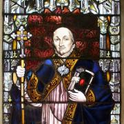 Stained glass of William Laud (click for larger image)